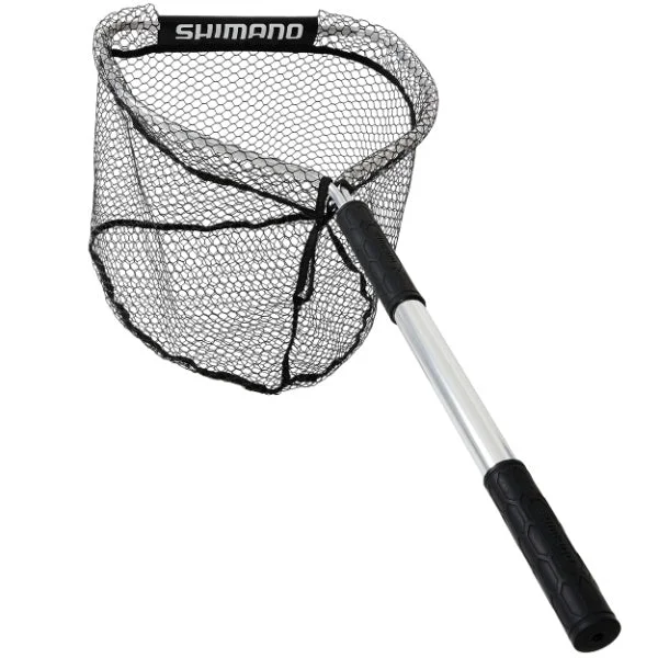 Fishing rod exhibit clamp-Shimano Silicone Mesh Landing Nets