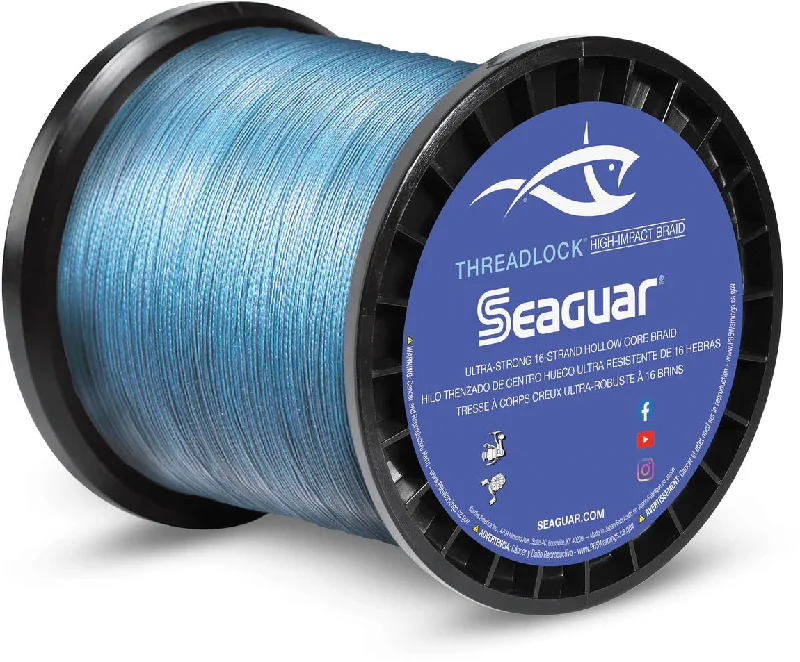 Fishing line loop tray-Seaguar Threadlock Braided Fishing Line Blue 600 Yards