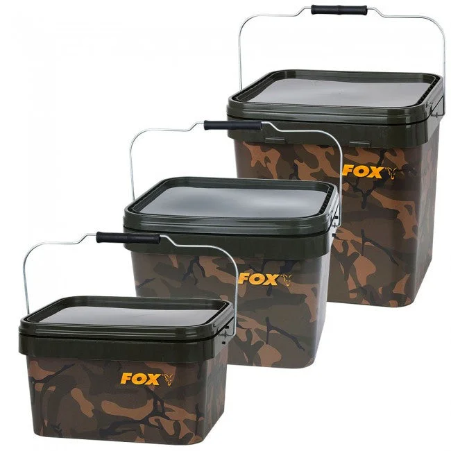 Fishing reel spool tray-Fox Camo Square Buckets