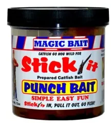 Fishing rod exhibit stand-Magic Bait Stick-It Punch Bait 24oz