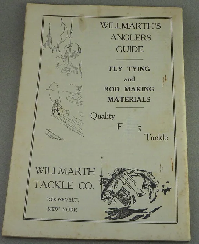 Fishing bait drying clamp-Willmarth Tackle Co - Fishing Tackle Catalog (1932)