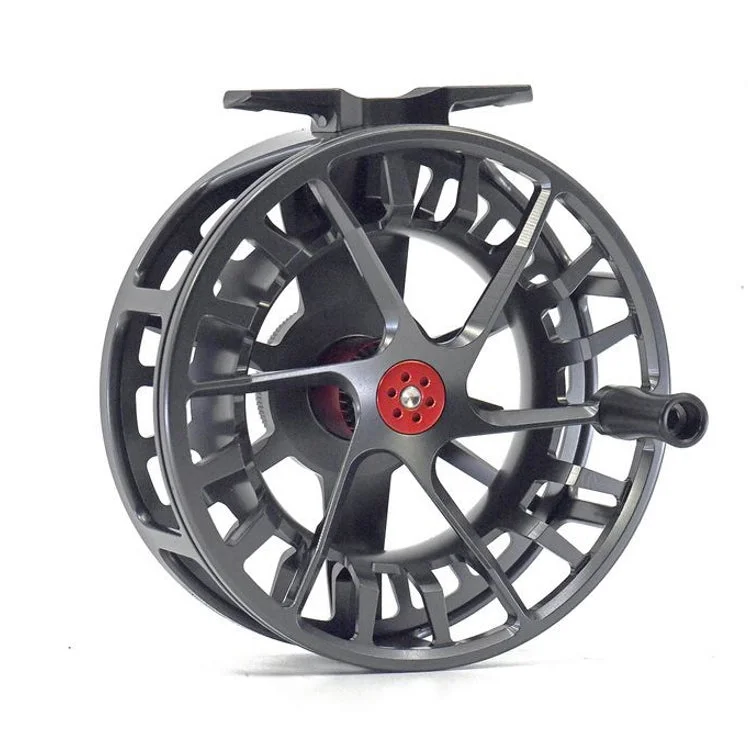 Fishing rod angle clamp-Lamson Speedster HD Series Fly Reels - Dark Smoke