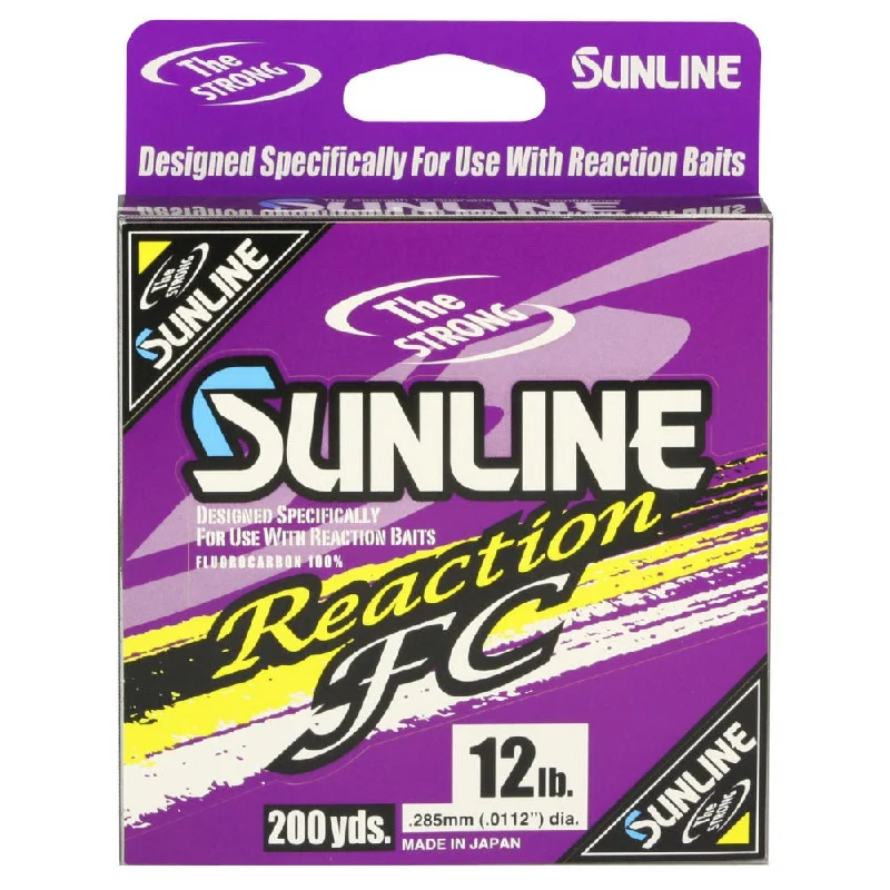 Fishing reel tension case-Sunline Reaction FC Fishing Line