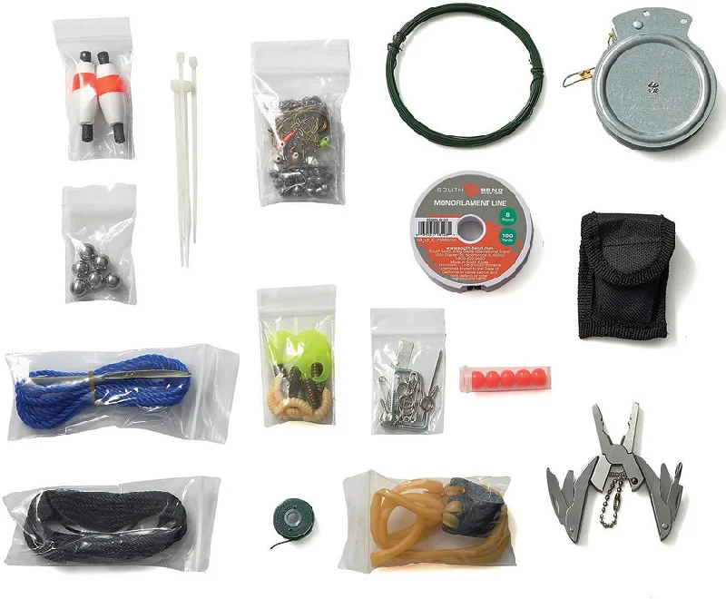 Fishing line twist clamp-Off Grid Tools Fishing and Hunting Supply Kit BFISH