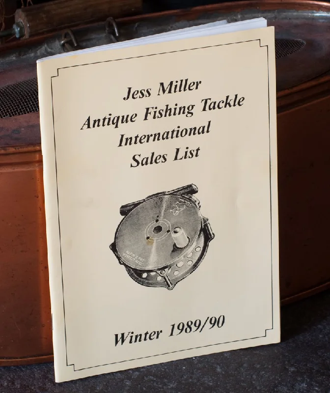 Fishing line splice tray-Jess Miller Fishing Tackle Catalogue 1989/1990