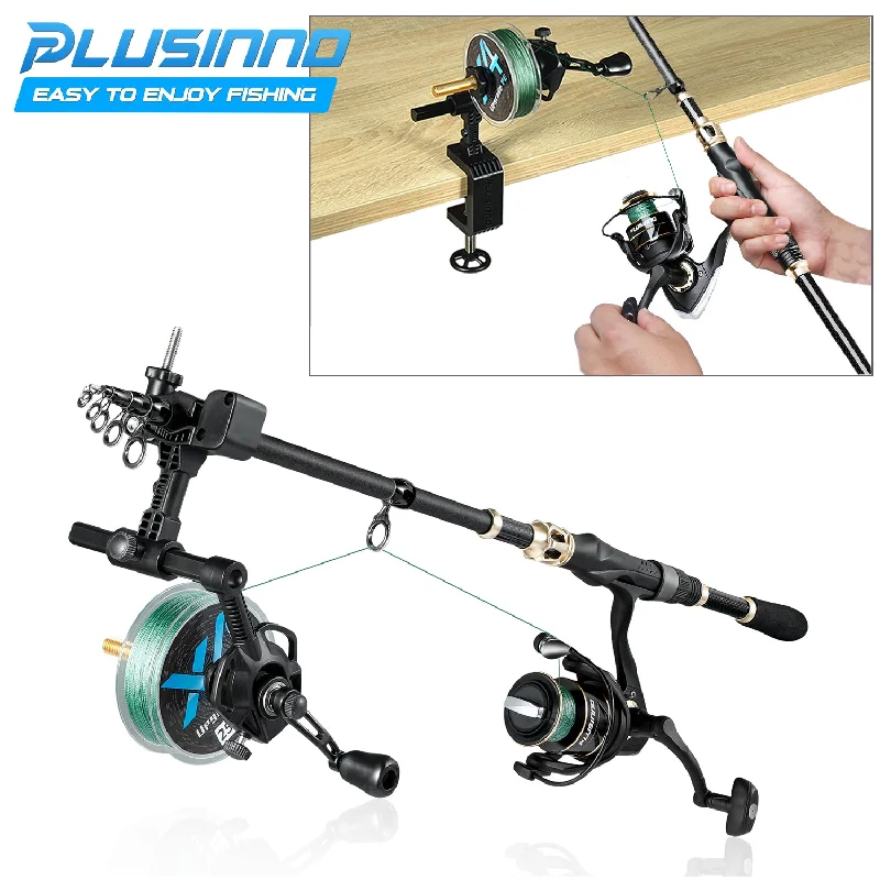 Fishing line braid clamp-PLUSINNO FLS2 Fishing Line Spooler with Unwinding Function