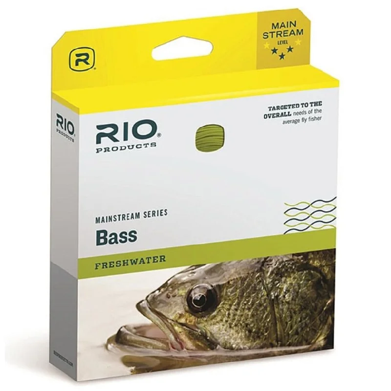 Fishing tackle utility clamp-Rio Mainstream Bass Fly Fishing Line