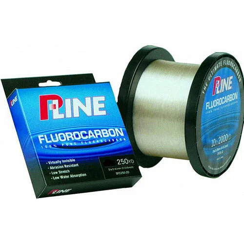 Fishing reel spool clamp-P-Line Fluorocarbon Fishing Line - 250yd - 10lb