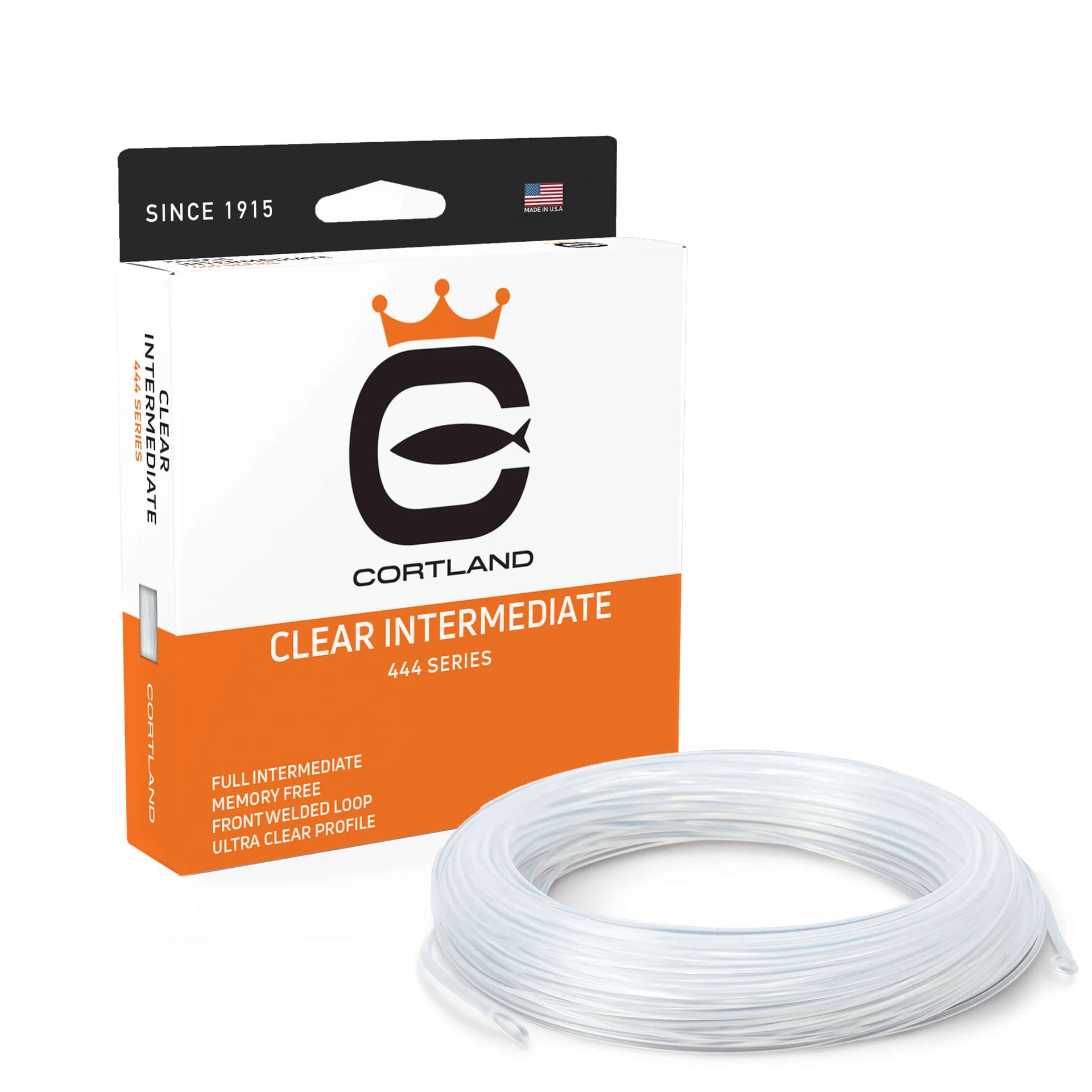 Fishing reel spool guide-Cortland 444 Clear Intermediate Fly Line