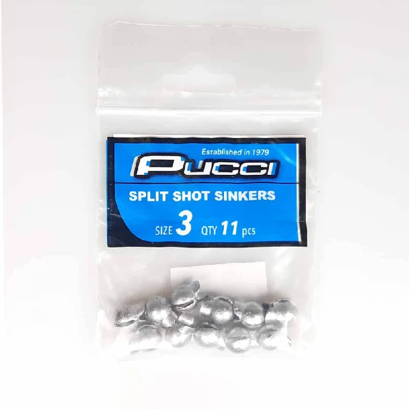 Fishing rod angle tray-P-Line Split Shot Weights 5 Split Shot 20PK