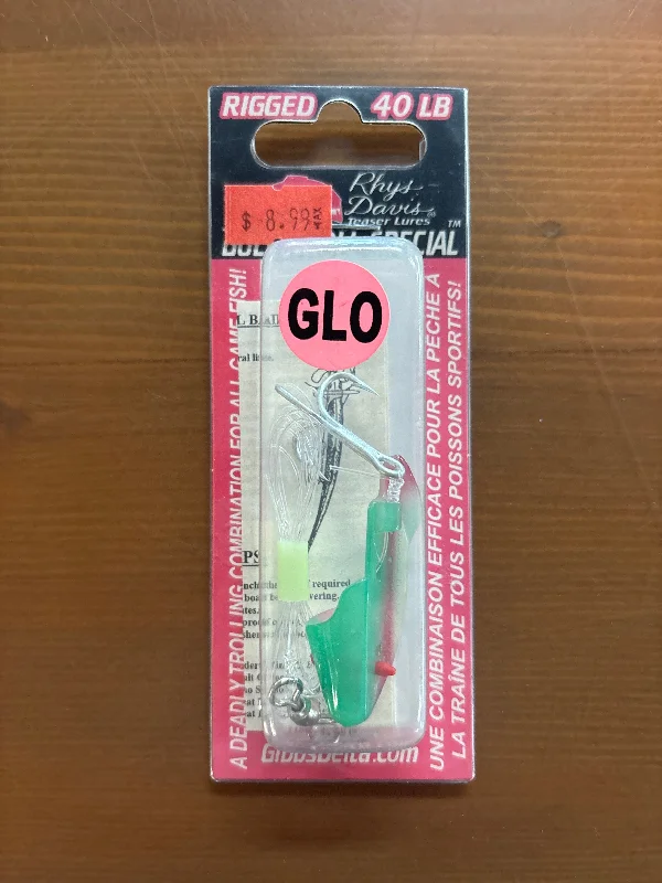 Fishing hook alignment case-Anchovy Special  - Glow Army Truck